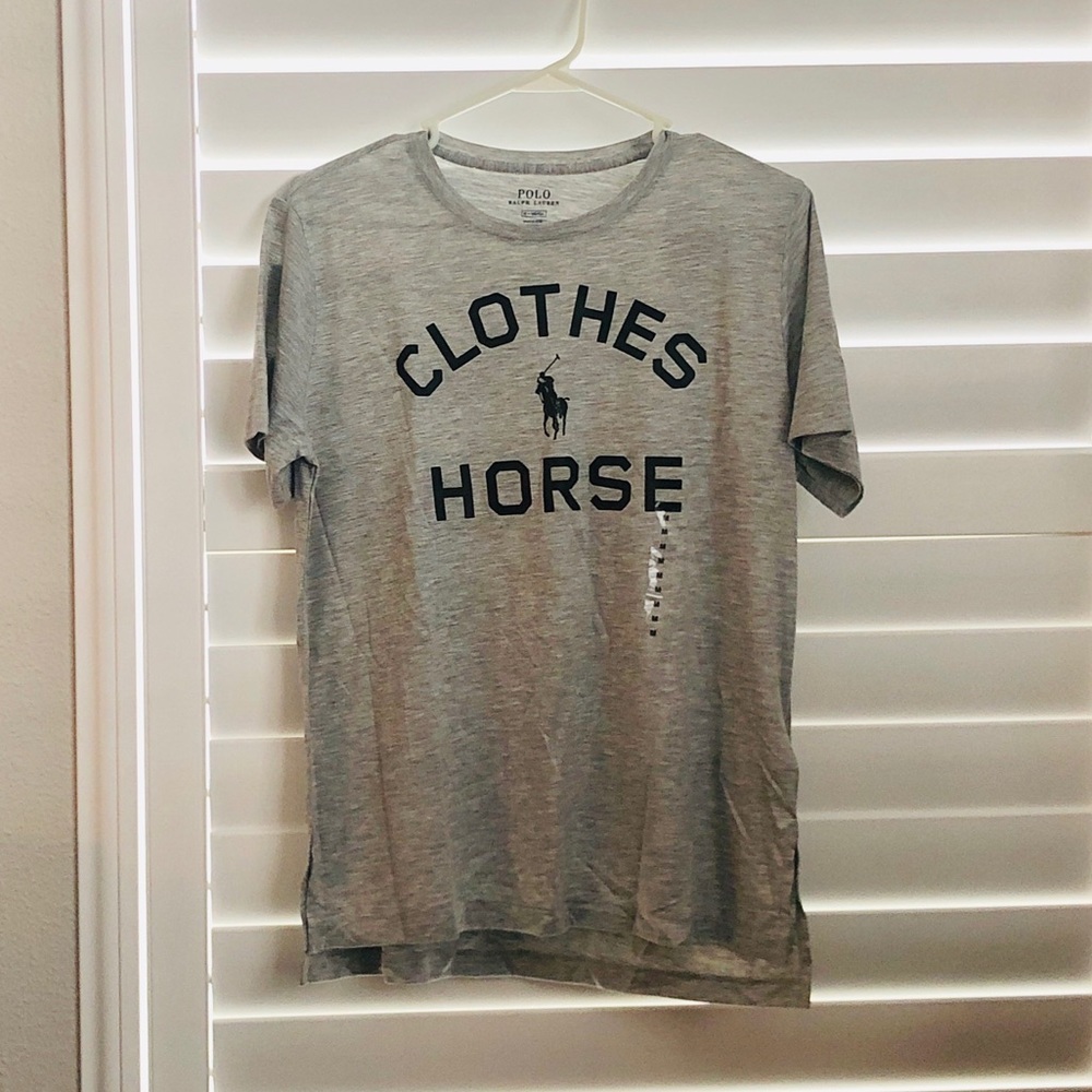 NWT Polo by Ralph Lauren “Clothes Horse” t-shirt M
